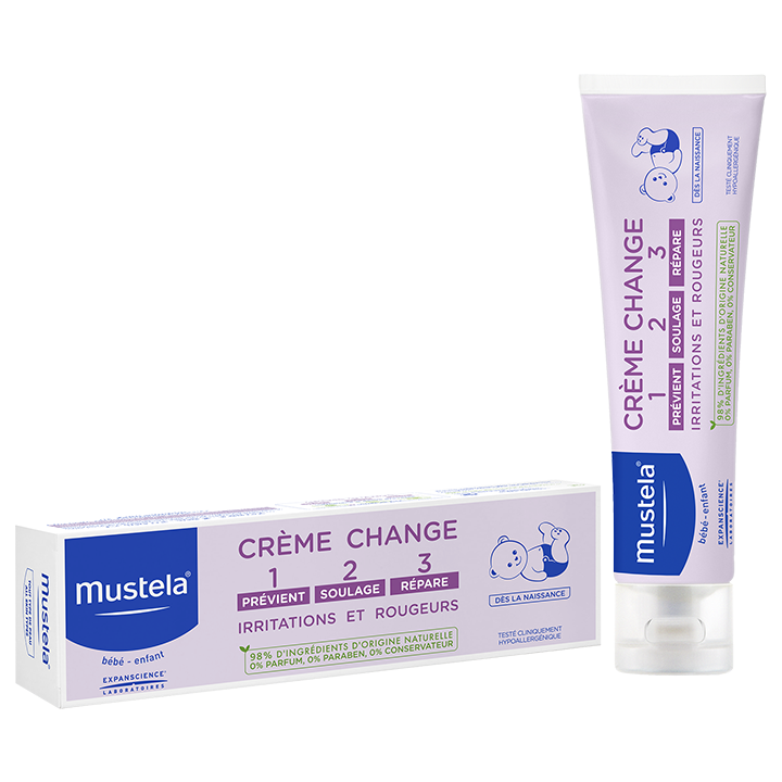 Cr&egrave;me change 123 irritations et rougeurs Mustela - tube de 50 ml