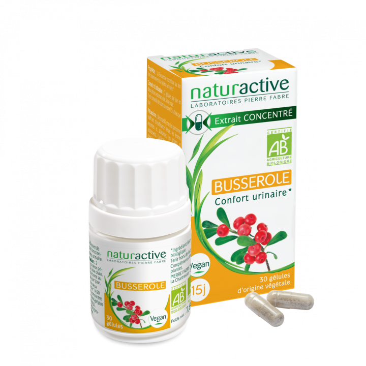 Elusanes Busserole bio Naturactive - boite de 30 g&eacute;lules