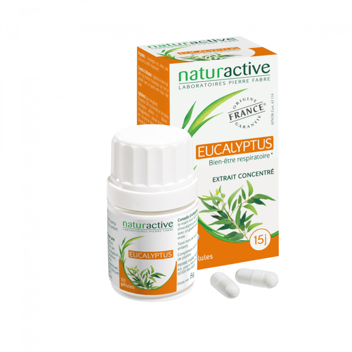 Elusanes Eucalyptus Naturactive - bo&icirc;te de 30 g&eacute;lules