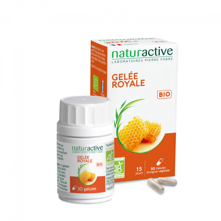 Gel&eacute;e royale bio Naturactive - bo&icirc;te de 30 g&eacute;lules