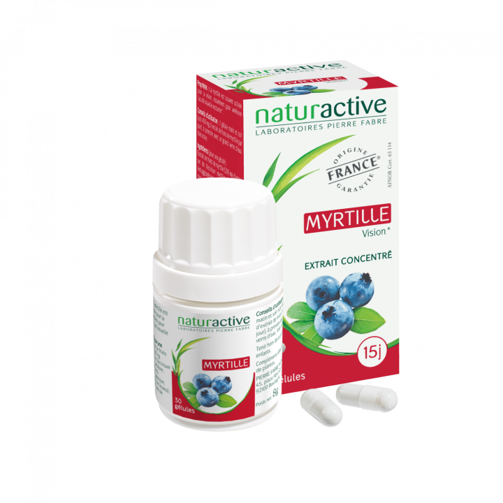 Elusanes Myrtille Naturactive - bo&icirc;te 30 g&eacute;lules
