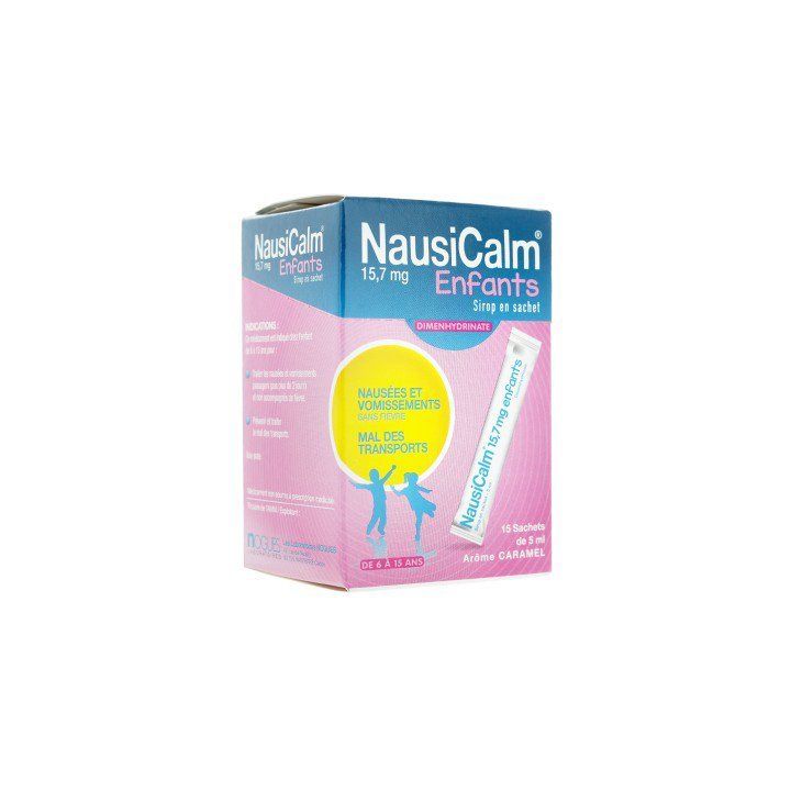 Nausicalm enfants Sirop en sachet - boite de 15 sachets