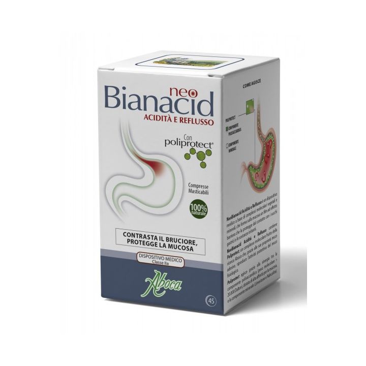 NeoBianacid acidit&eacute; et reflux Aboca - 45 comprim&eacute;s