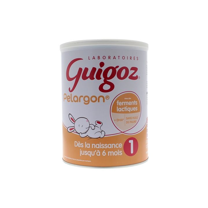 Pelargon Lait en poudre 1er &acirc;ge 0 &agrave; 6 mois Guigoz - pot de 780g