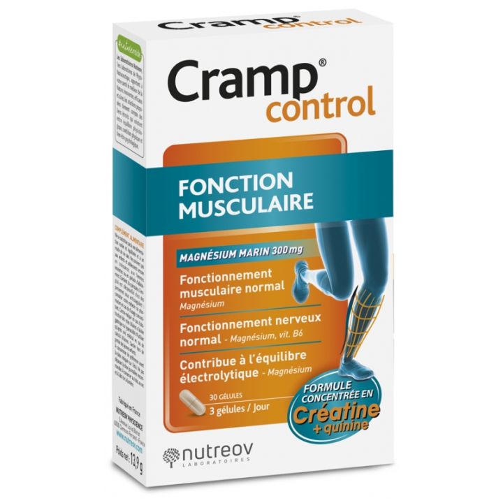 Cramp control fonction musculaire Nutreov - boite de 30 g&eacute;lules