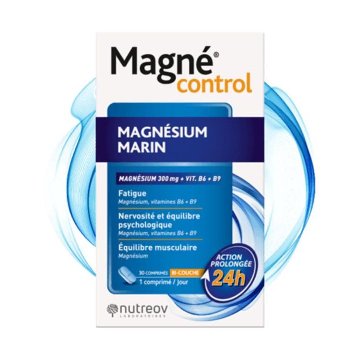 Magne control magn&eacute;sium marin Nutreov - boite de 30 comprim&eacute;s