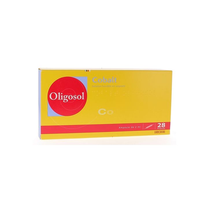 Oligosol Cobalt solution buvable en ampoule - bo&icirc;te de 28 ampoules