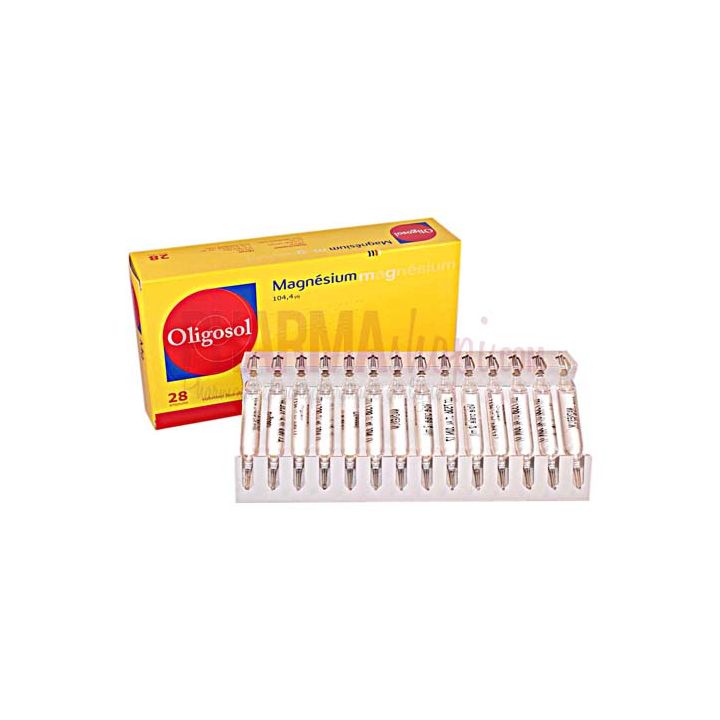 Oligosol Magn&eacute;sium solution buvable en ampoule - boite de 28 ampoules