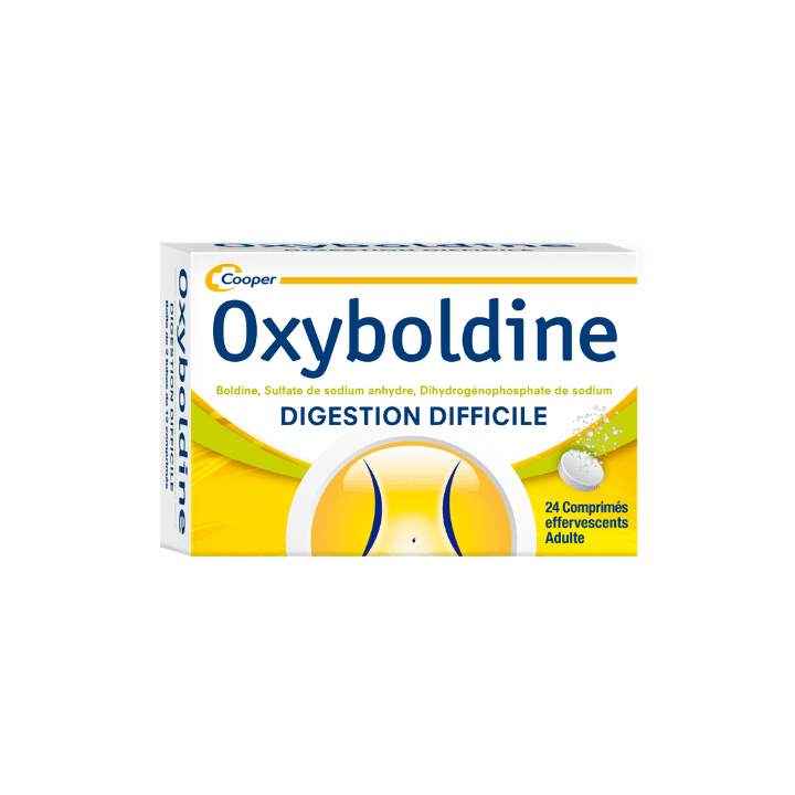 Oxyboldine comprim&eacute; effervescent - bo&icirc;te de 24 comprim&eacute;s