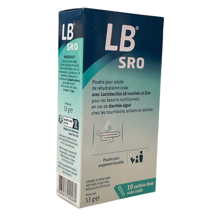 LB Sro poudre pour solut&eacute; Adare Pharmaceuticals - 10 sachets-dose 