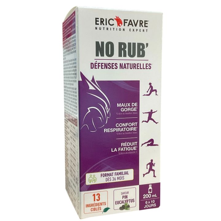No rub' d&eacute;fenses naturelles Eric Favre - flacon de 200ml