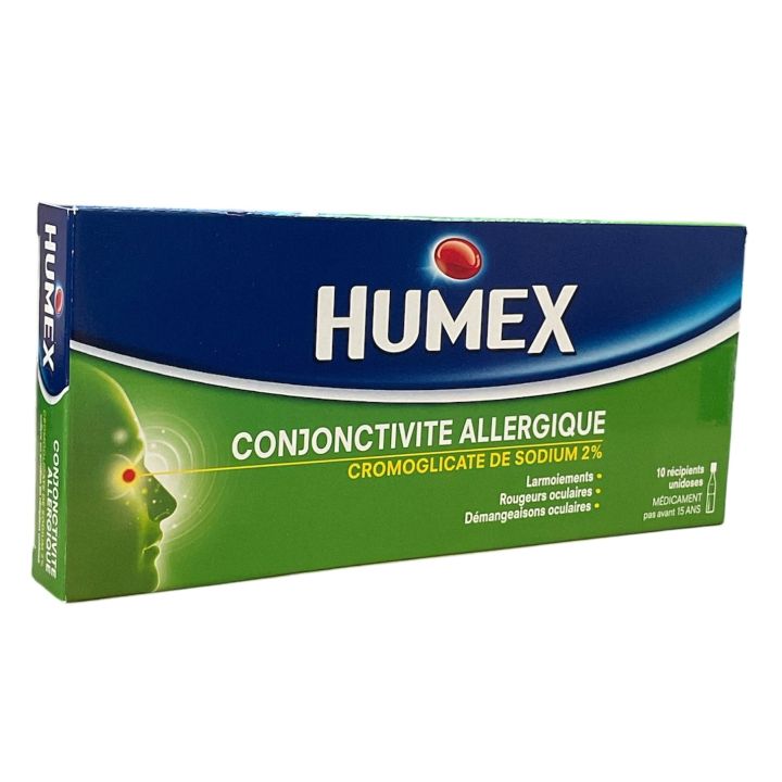Humex conjonctivite allergique - 10 r&eacute;cipients unidoses de 0,3ml