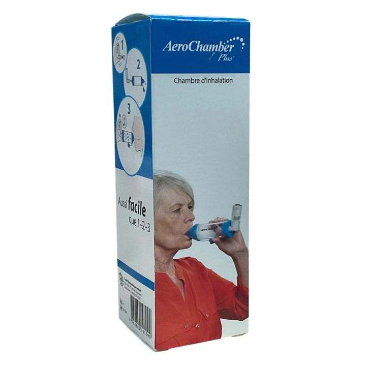 Chambre d'inhalation &agrave; partir de 6 ans AeroChamber - boite d'une chambre 