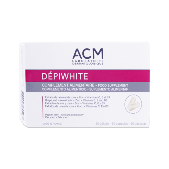D&eacute;piwhite compl&eacute;ment alimentaire ACM - boite de 60 g&eacute;lules