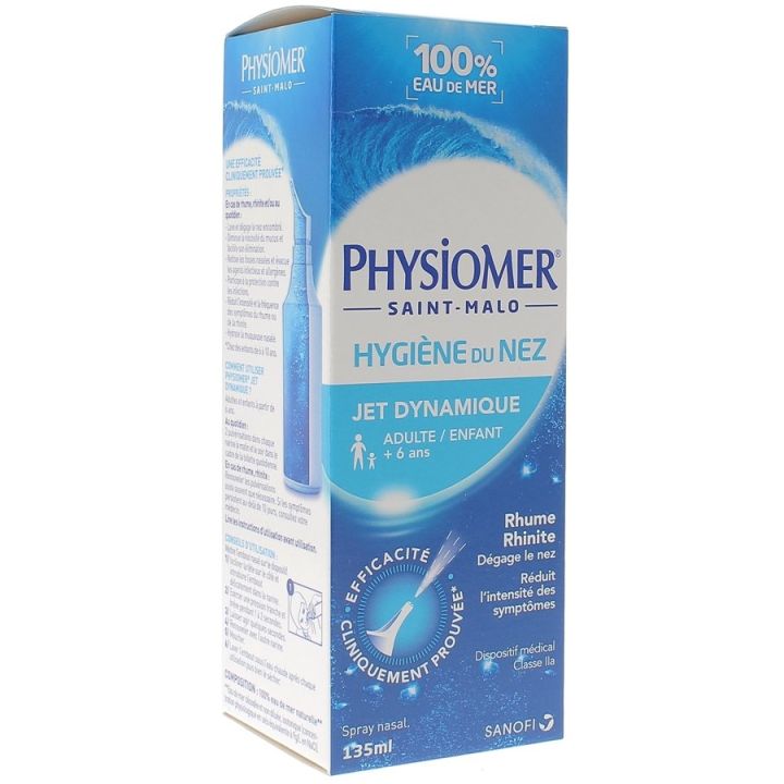 Physiomer hygi&egrave;ne du nez jet dynamique - spray de 135 ml