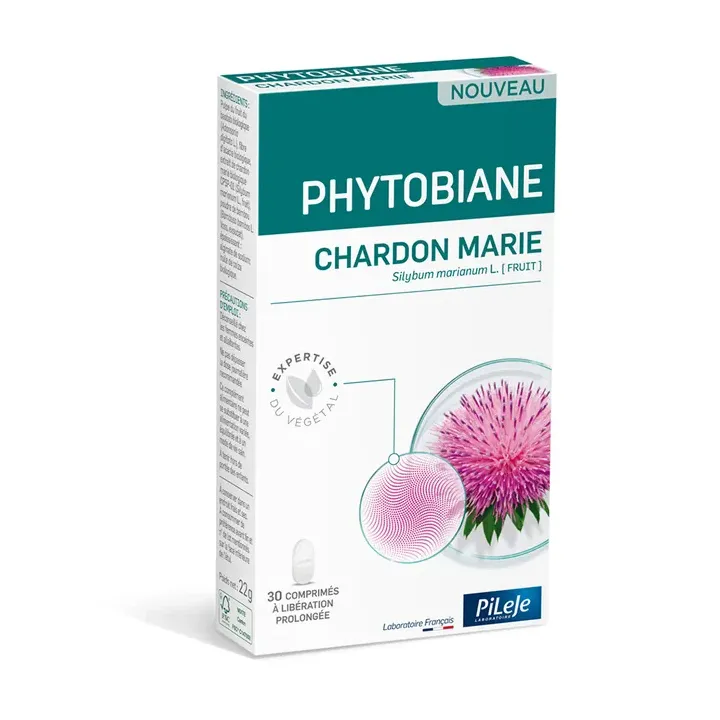 Phytobiane Chardon marie Pileje - boite de 30 comprim&eacute;s