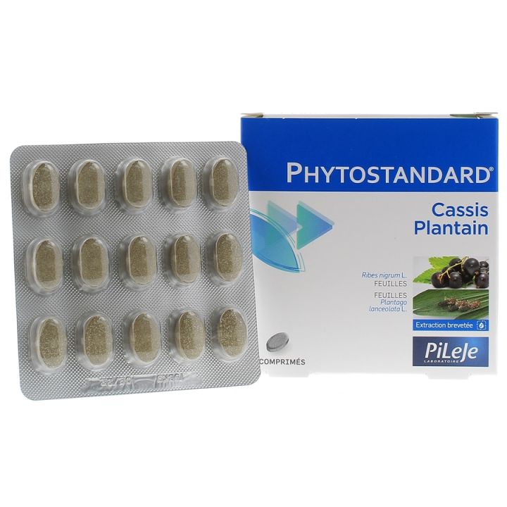 Phytostandard de Cassis et de Plantain BIO Pileje - boite de 30 comprim&eacute;s