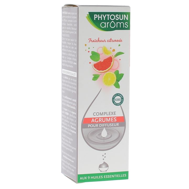 Complexe Agrumes pour diffuseur Phytosun Ar&ocirc;ms - flacon de 30 ml
