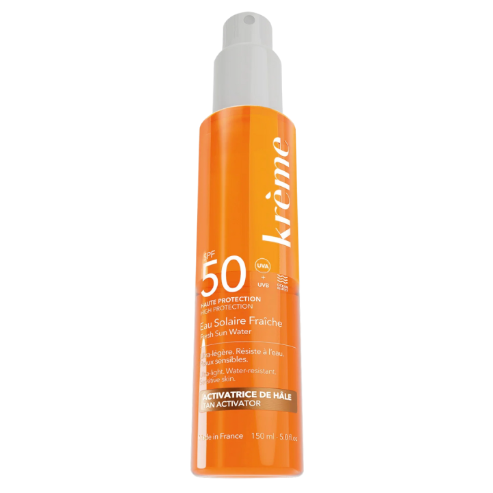 Eau solaire fra&icirc;che spf50 haute protection Kr&egrave;me - spray de 150 ml