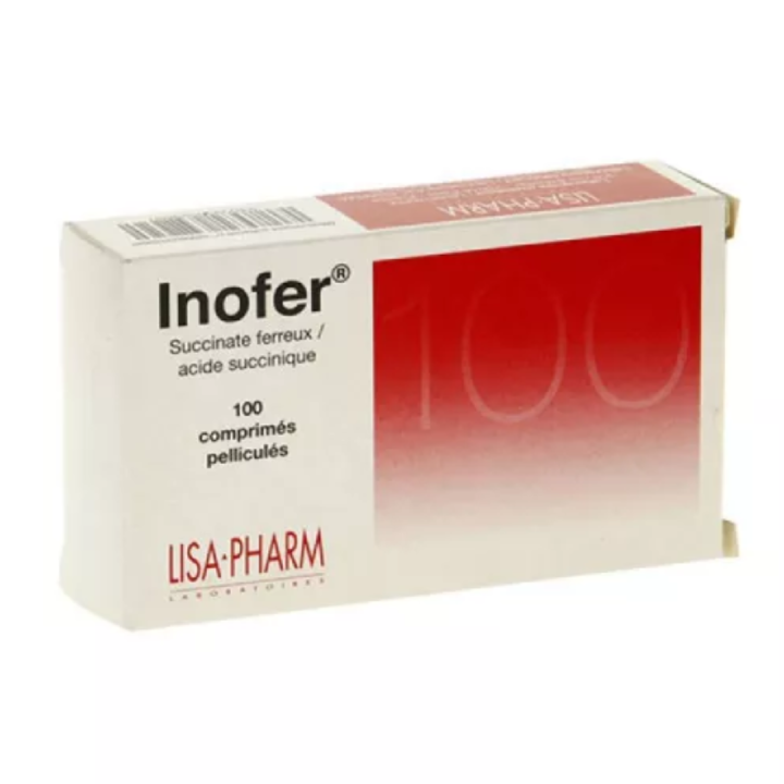 Inofer comprim&eacute; pellicul&eacute; - bo&icirc;te de 100 comprim&eacute;s