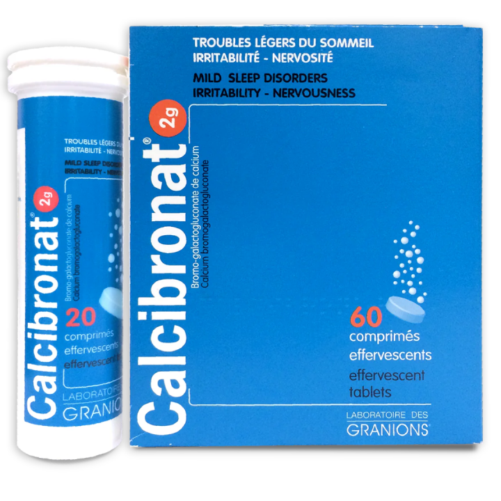Calcibronat 2g comprim&eacute; effervescent - bo&icirc;te de 60 comprim&eacute;s