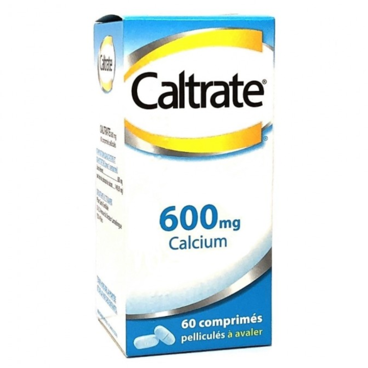 Caltrate 600mg comprim&eacute; pellicul&eacute; - bo&icirc;te de 60 comprim&eacute;s
