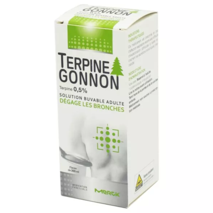 Terpine Gonnon 0,5% solution buvable adulte - flacon de 200 ml