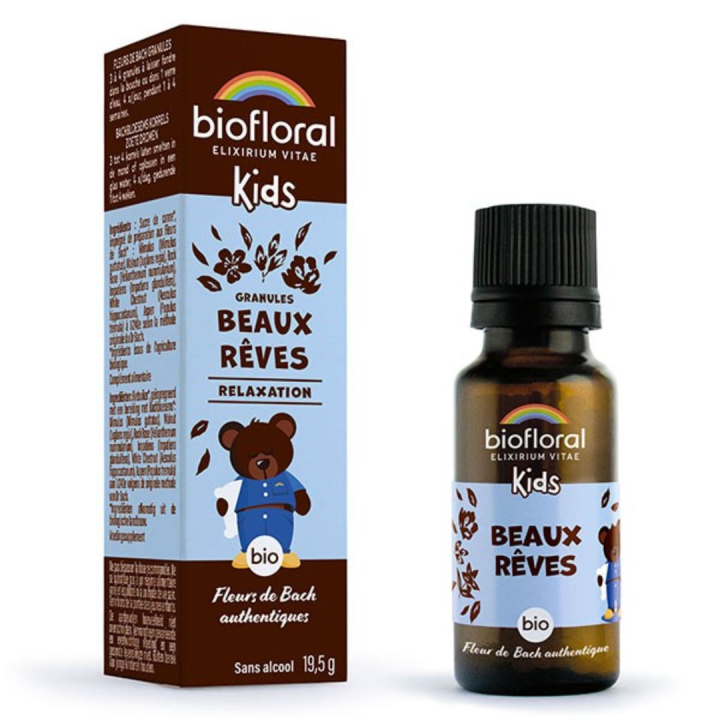 Beaux r&ecirc;ves fleurs de bach granules Biofloral - flacon de 19,5g