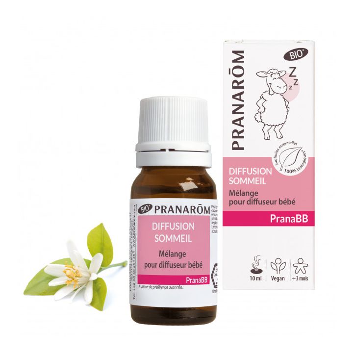 PranaBB M&eacute;lange pour diffuseur sommeil bio Pranarom - flacon de 10 ml