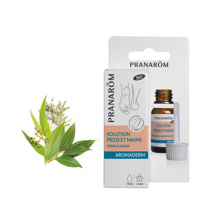 Aromaderm Lotion pieds et mains Pranar&ocirc;m - flacon de 10 ml