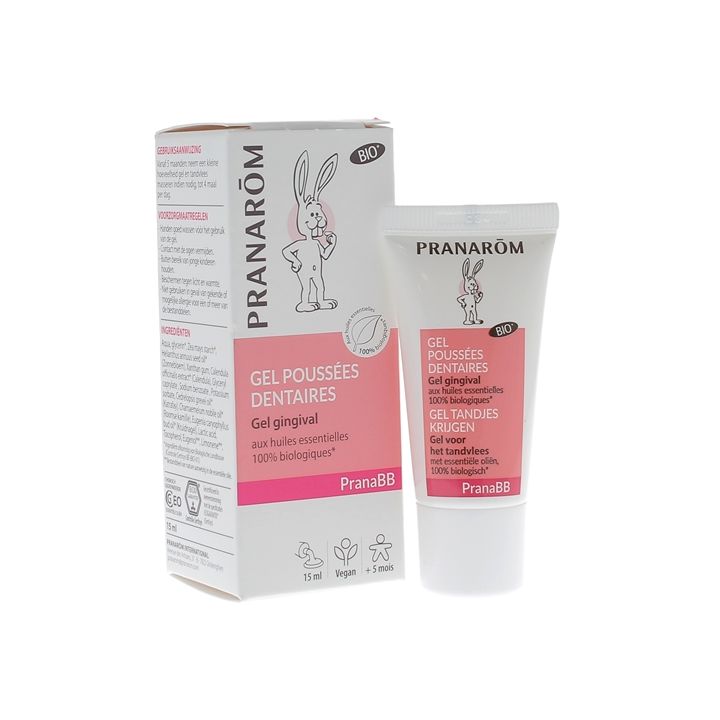 PranaBB gel gingival pouss&eacute;es dentaires bio Pranar&ocirc;m - flacon de 15 ml