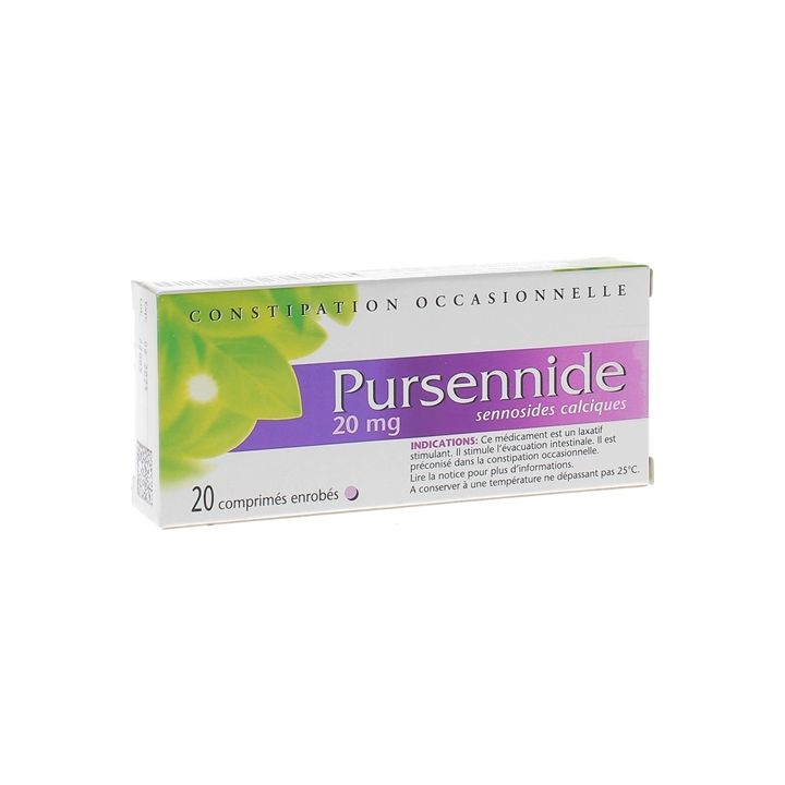 Pursennide 20mg comprim&eacute; enrob&eacute; - bo&icirc;te de 20 comprim&eacute;s