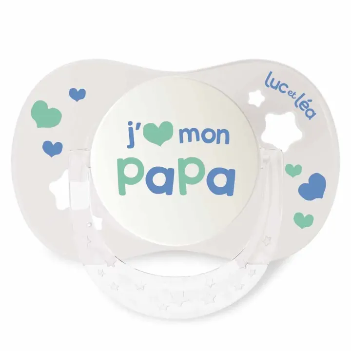 Essentiel sucette collerette confort+ 0/6 mois Luc et L&eacute;a - une sucette