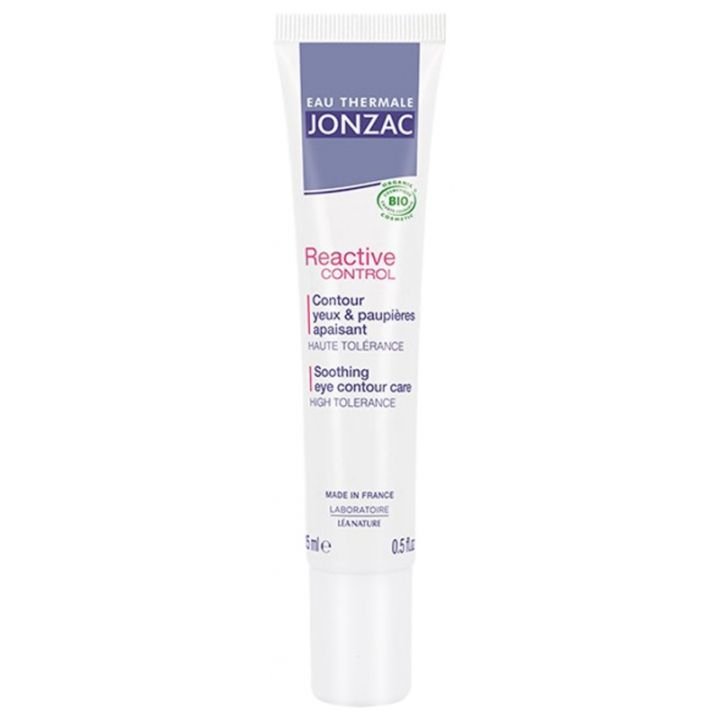 Reactive Control Contour des yeux et paupi&egrave;res apaisant bio Jonzac - tube de 15 ml