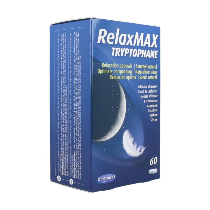 RelaxMax + L-Tryptophane Orthonat - 60 g&eacute;lules