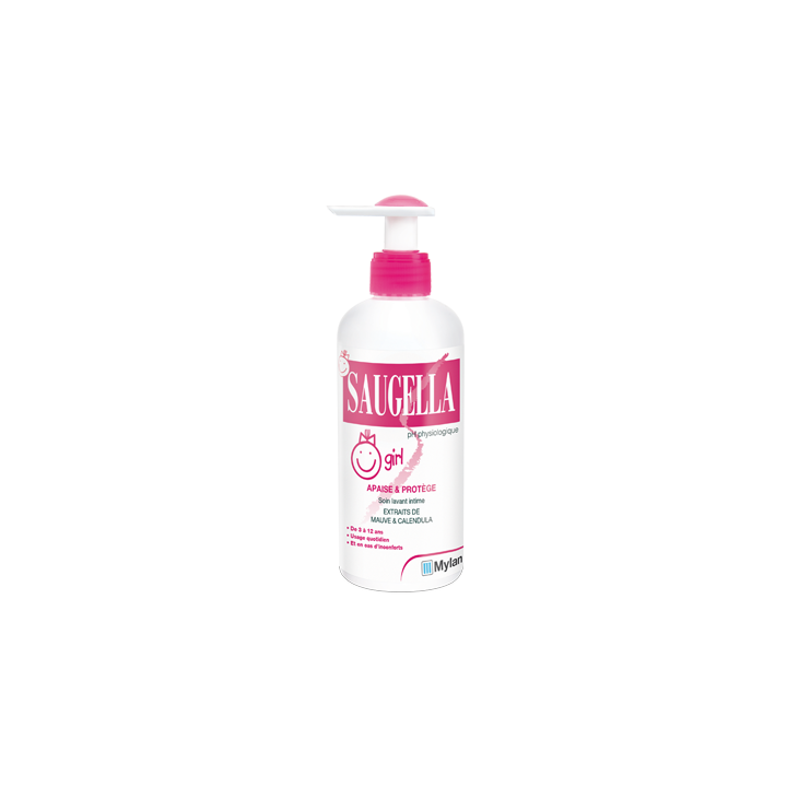 Girl &eacute;mulsion lavante douce Saugella - flacon de 200 ml
