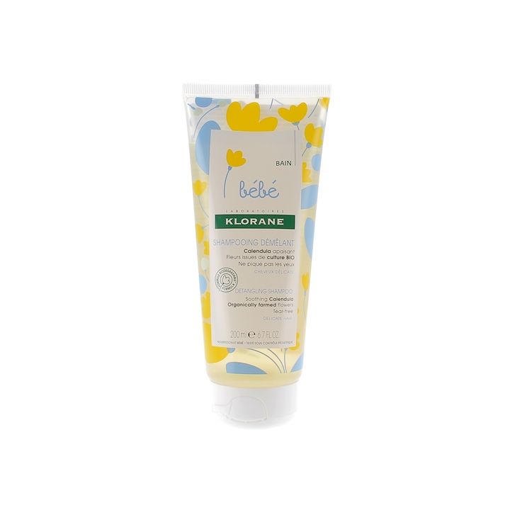 Shampooing d&eacute;m&eacute;lant Klorane B&eacute;b&eacute; - tube de 200 ml