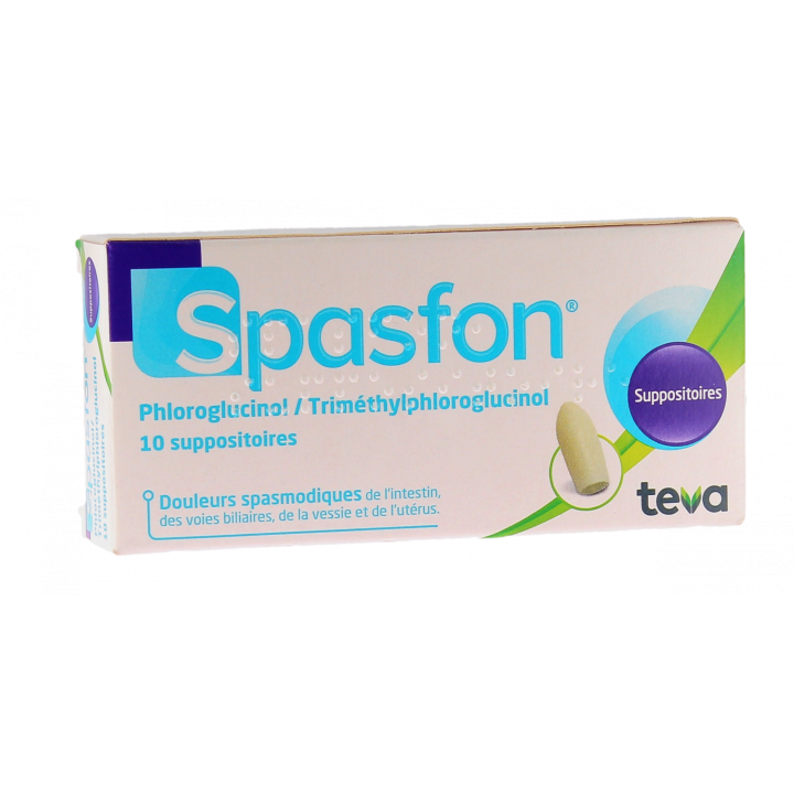Spasfon suppositoire - bo&icirc;te de 10 suppositoires