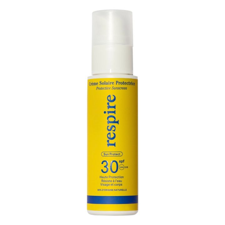 Cr&egrave;me solaire protectrice SPF30 Respire - spray de 100ml