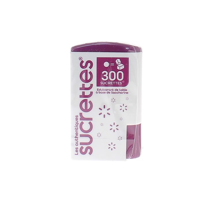 Les sucrettes authentiques 25 mg de saccharine - bo&icirc;te de 300 sucrettes