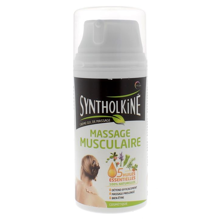 Syntholkin&eacute; cr&egrave;me gel de massage Massage musculaire - flacon-pompe de 75 ml