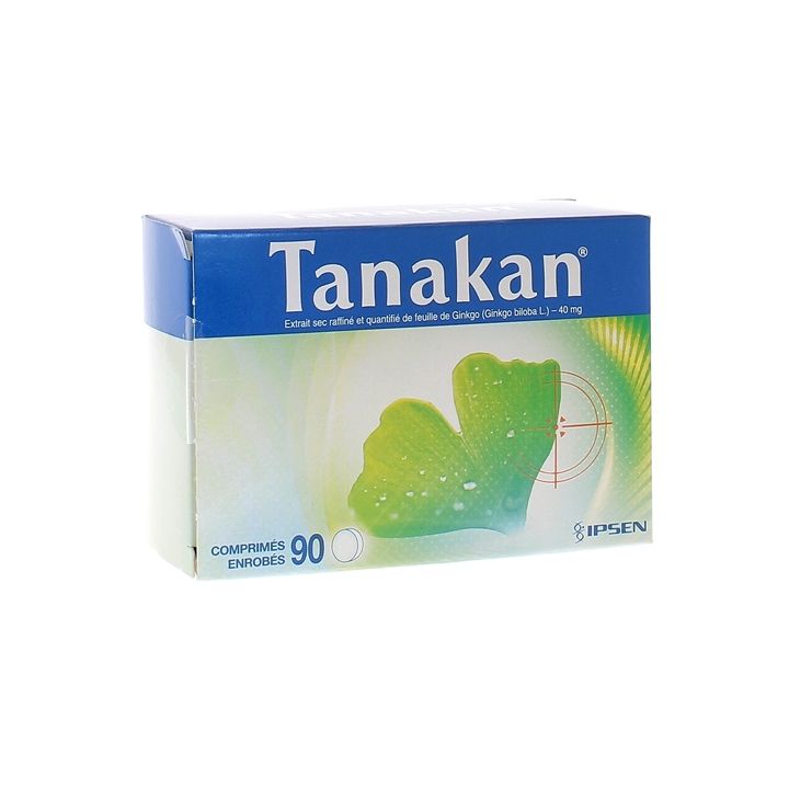 Tanakan 40mg comprim&eacute; enrob&eacute; - bo&icirc;te de 90 comprim&eacute;s