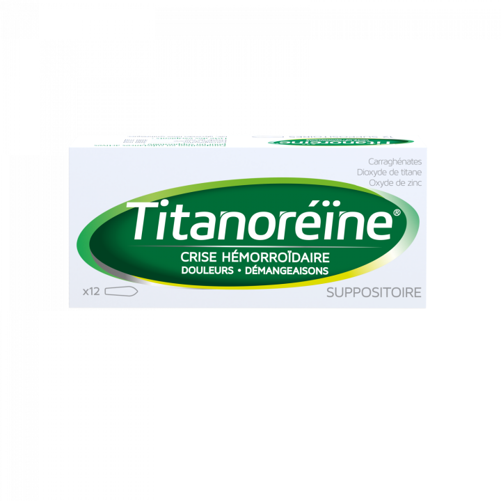 Titanor&eacute;ine suppositoire - 12 suppositoires
