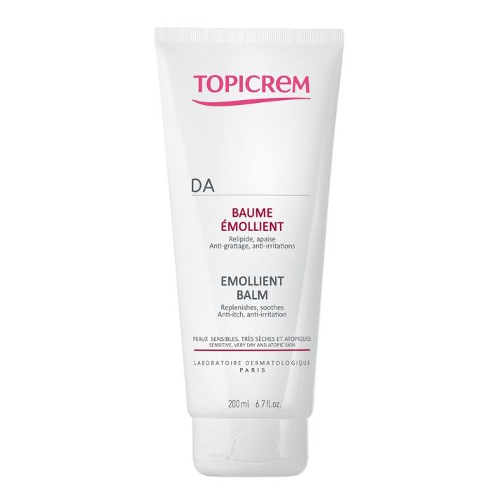 DA baume &eacute;mollient peaux atopiques Topicrem - tube de 200 ml