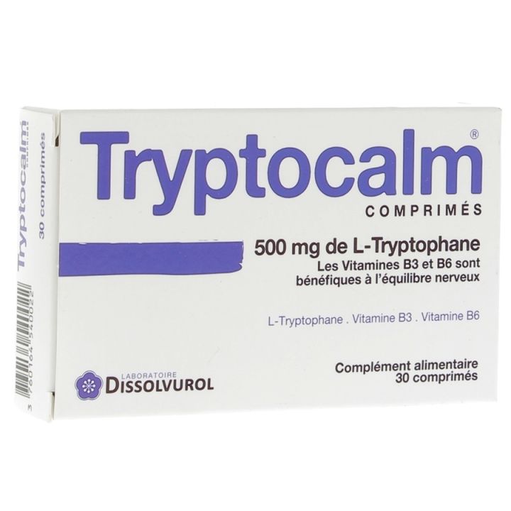 Tryptocalm 500 mg comprim&eacute; - boite de 30 comprim&eacute;s