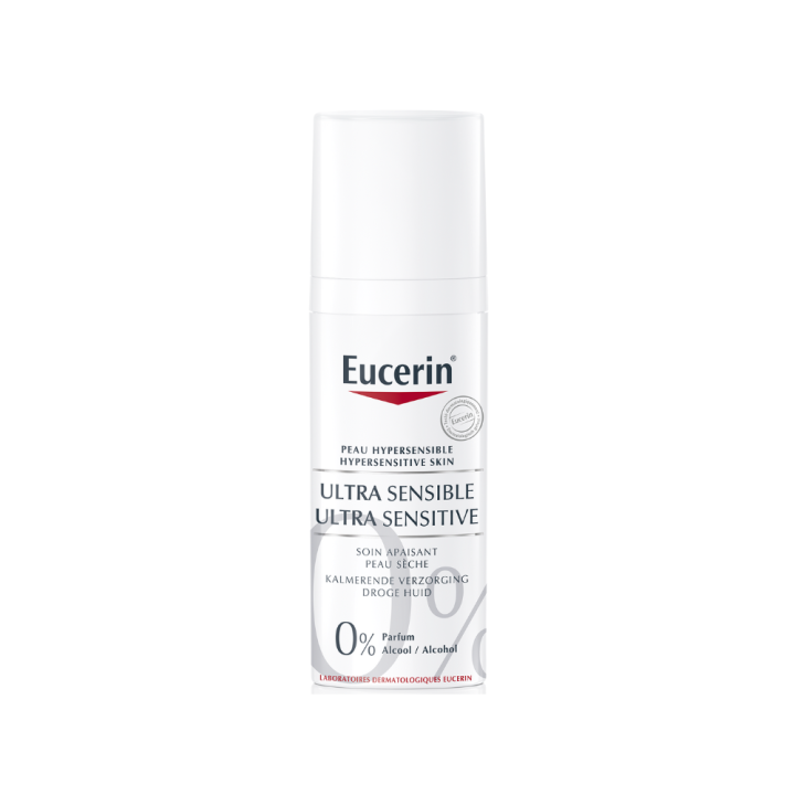 Ultra sensible soin apaisant peau s&egrave;che Eucerin - flacon de 50 ml