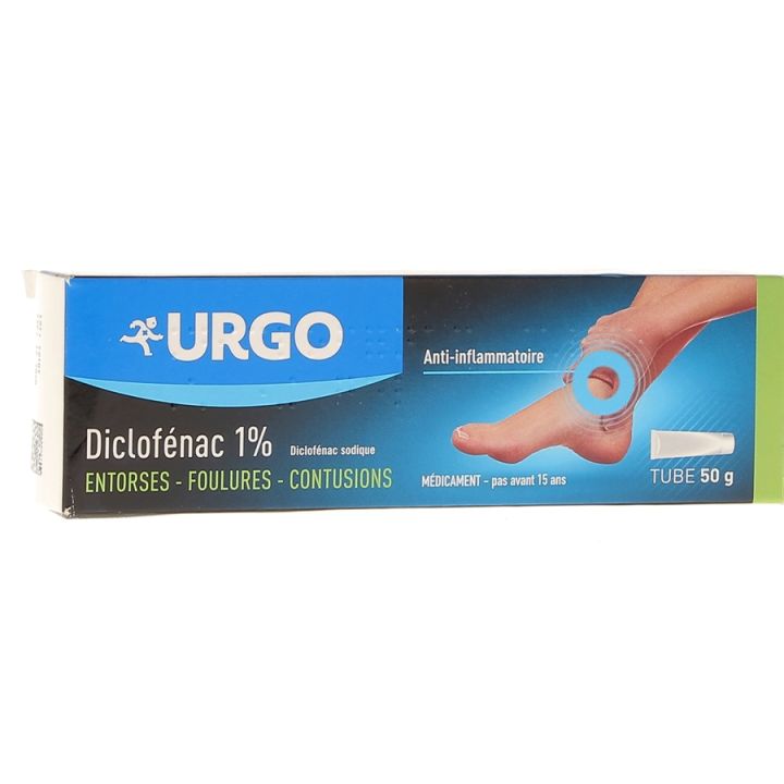 Diclof&eacute;nac 1% gel Urgo - tube de 50 g