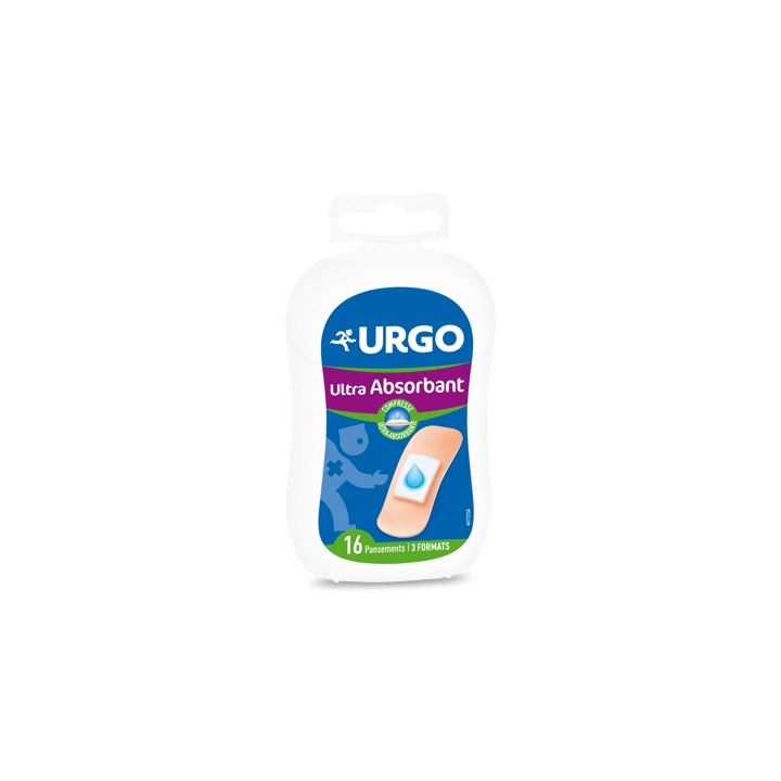 Pansement ultra absorbant Urgo - bo&icirc;te de 16 pansements