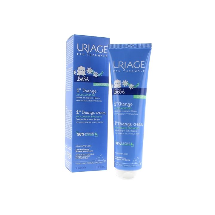 1er Change B&eacute;b&eacute; Pr&eacute;vention et soin des rougeurs du si&egrave;ge Uriage - tube de 100 ml