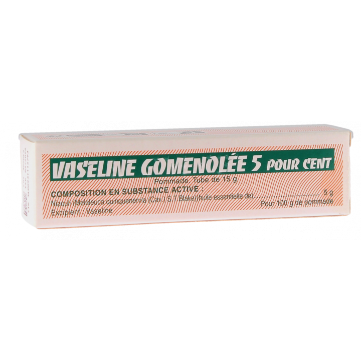 Vaseline gomenol&eacute;e 5% pommade - tube de 15g